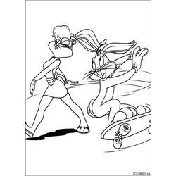 Coloring page: Bugs Bunny (Cartoons) #26338 - Free Printable Coloring Pages