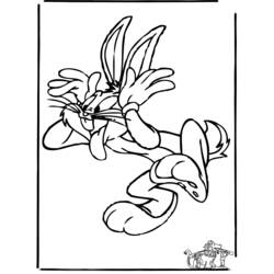 Coloring page: Bugs Bunny (Cartoons) #26341 - Free Printable Coloring Pages