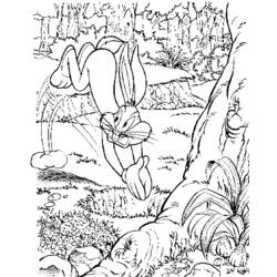 Coloring page: Bugs Bunny (Cartoons) #26345 - Free Printable Coloring Pages