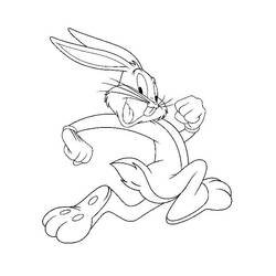 Coloring page: Bugs Bunny (Cartoons) #26354 - Free Printable Coloring Pages