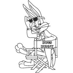 Coloring page: Bugs Bunny (Cartoons) #26391 - Free Printable Coloring Pages