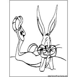 Coloring page: Bugs Bunny (Cartoons) #26403 - Free Printable Coloring Pages