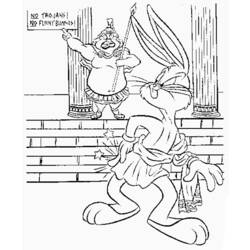 Coloring page: Bugs Bunny (Cartoons) #26417 - Free Printable Coloring Pages