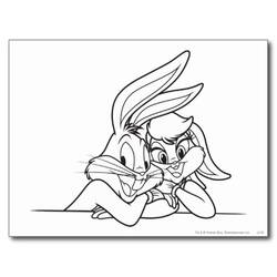 Coloring page: Bugs Bunny (Cartoons) #26445 - Printable coloring pages