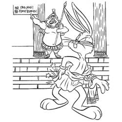 Coloring page: Bugs Bunny (Cartoons) #26454 - Free Printable Coloring Pages