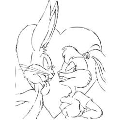 Coloring page: Bugs Bunny (Cartoons) #26461 - Printable coloring pages
