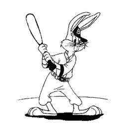 Coloring page: Bugs Bunny (Cartoons) #26491 - Free Printable Coloring Pages