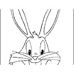 Coloring page: Bugs Bunny (Cartoons) #26493 - Free Printable Coloring Pages