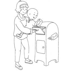 Coloring page: Caillou (Cartoons) #36174 - Free Printable Coloring Pages