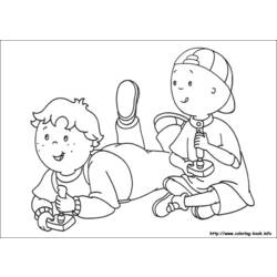 Coloring page: Caillou (Cartoons) #36209 - Free Printable Coloring Pages