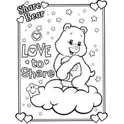 Coloring page: Care Bears (Cartoons) #37207 - Free Printable Coloring Pages