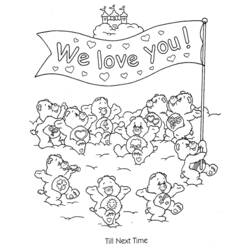 Coloring page: Care Bears (Cartoons) #37232 - Free Printable Coloring Pages