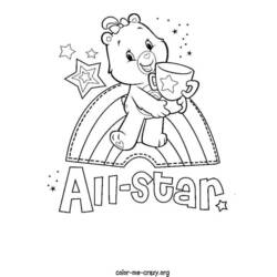 Coloring page: Care Bears (Cartoons) #37352 - Free Printable Coloring Pages