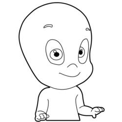 Coloring page: Casper (Cartoons) #36248 - Printable coloring pages