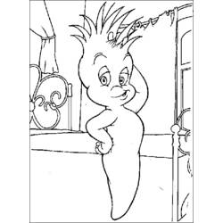 Coloring page: Casper (Cartoons) #36258 - Printable coloring pages