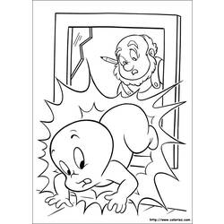 Coloring page: Casper (Cartoons) #36263 - Printable coloring pages