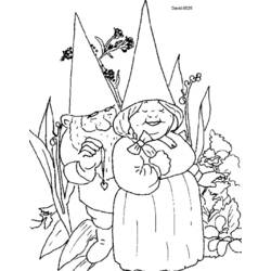 Coloring page: David, the Gnome (Cartoons) #51256 - Printable coloring pages