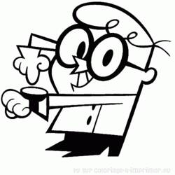 Coloring page: Dexter Laboratory (Cartoons) #50493 - Printable coloring pages