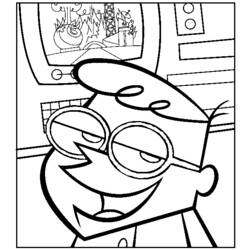Coloring page: Dexter Laboratory (Cartoons) #50626 - Free Printable Coloring Pages