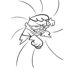 Coloring page: Dexter Laboratory (Cartoons) #50639 - Free Printable Coloring Pages