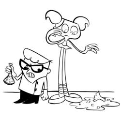 Coloring page: Dexter Laboratory (Cartoons) #50660 - Printable coloring pages