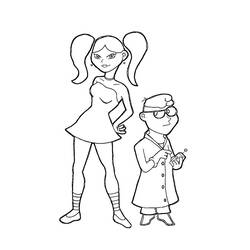 Coloring page: Dexter Laboratory (Cartoons) #50661 - Printable coloring pages