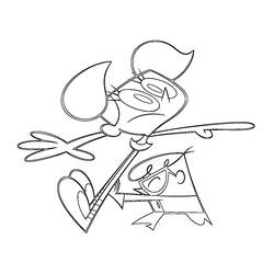 Coloring page: Dexter Laboratory (Cartoons) #50680 - Free Printable Coloring Pages