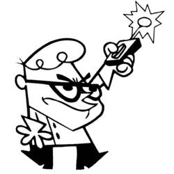 Coloring page: Dexter Laboratory (Cartoons) #50744 - Printable coloring pages