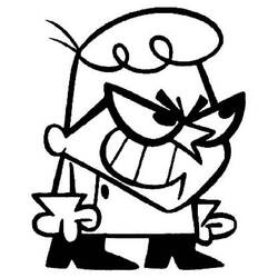 Coloring page: Dexter Laboratory (Cartoons) #50748 - Printable coloring pages