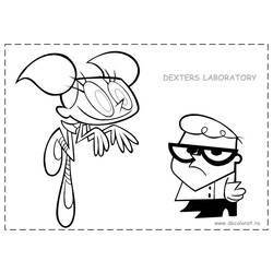 Coloring page: Dexter Laboratory (Cartoons) #50749 - Printable coloring pages