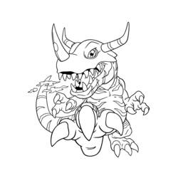 Coloring page: Digimon (Cartoons) #51450 - Free Printable Coloring Pages