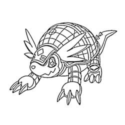 Coloring page: Digimon (Cartoons) #51467 - Printable coloring pages