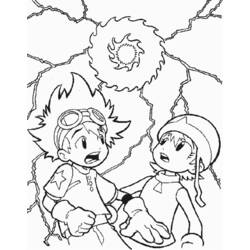 Coloring page: Digimon (Cartoons) #51485 - Free Printable Coloring Pages