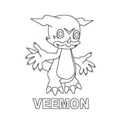 Coloring page: Digimon (Cartoons) #51490 - Free Printable Coloring Pages
