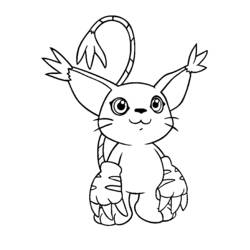 Coloring page: Digimon (Cartoons) #51499 - Printable coloring pages