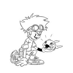 Coloring page: Digimon (Cartoons) #51532 - Free Printable Coloring Pages