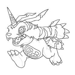 Coloring page: Digimon (Cartoons) #51549 - Free Printable Coloring Pages