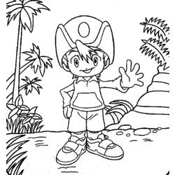 Coloring page: Digimon (Cartoons) #51554 - Free Printable Coloring Pages