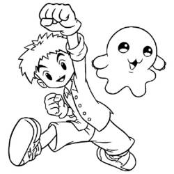 Coloring page: Digimon (Cartoons) #51565 - Free Printable Coloring Pages