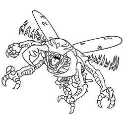 Coloring page: Digimon (Cartoons) #51610 - Free Printable Coloring Pages