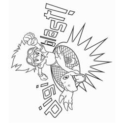 Coloring page: Digimon (Cartoons) #51644 - Free Printable Coloring Pages