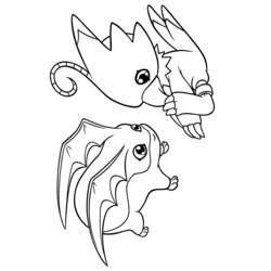 Coloring page: Digimon (Cartoons) #51676 - Free Printable Coloring Pages