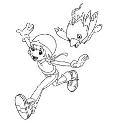 Coloring page: Digimon (Cartoons) #51680 - Free Printable Coloring Pages