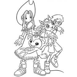 Coloring page: Digimon (Cartoons) #51683 - Free Printable Coloring Pages