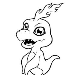 Coloring page: Digimon (Cartoons) #51688 - Free Printable Coloring Pages