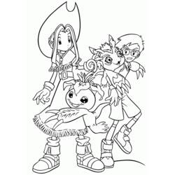 Coloring page: Digimon (Cartoons) #51713 - Free Printable Coloring Pages