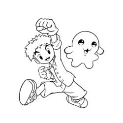 Coloring page: Digimon (Cartoons) #51716 - Free Printable Coloring Pages