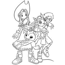 Coloring page: Digimon (Cartoons) #51726 - Free Printable Coloring Pages