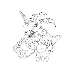 Coloring page: Digimon (Cartoons) #51728 - Free Printable Coloring Pages