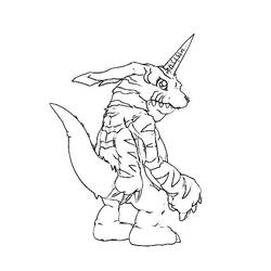 Coloring page: Digimon (Cartoons) #51729 - Free Printable Coloring Pages